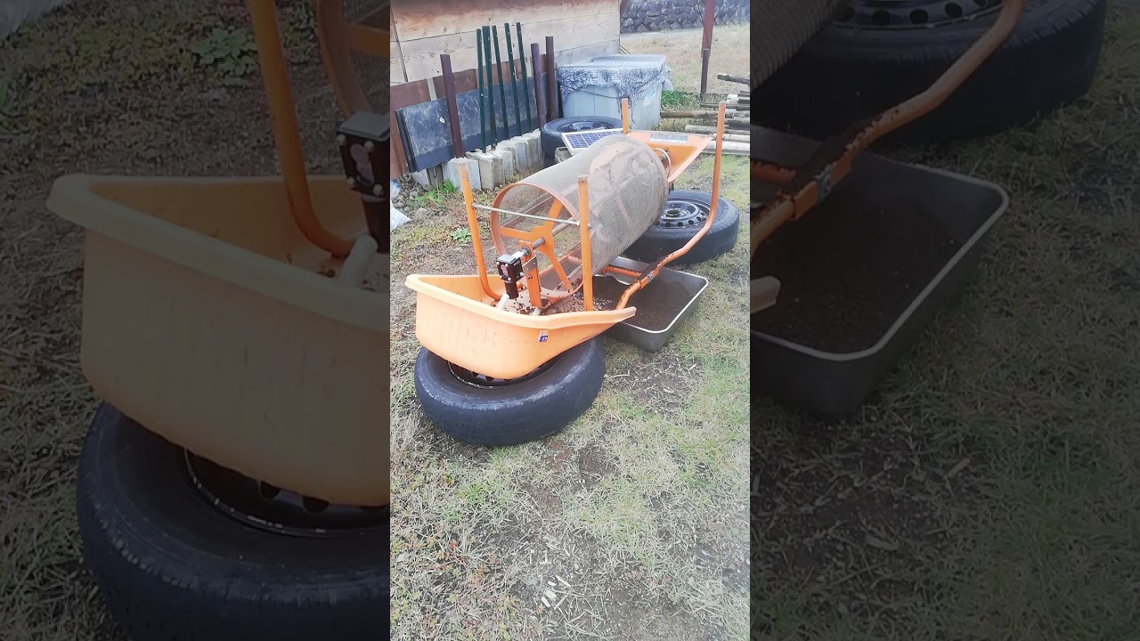 みのる産業の土ふるい機をDCモーターを使って軽負荷で回してみた #土