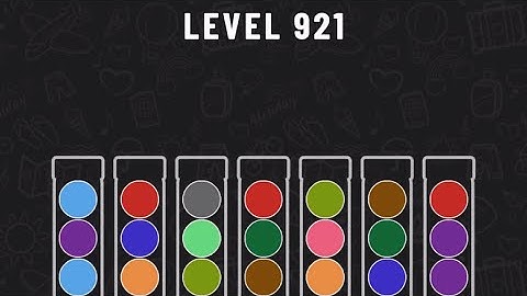 Ball Sort Puzzle Level 921 #ballsortpuzzle #ballsortpuzzlegameplay #puzzlegame #mobile games