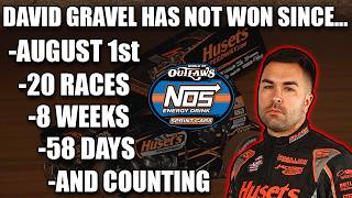 David Gravel’s winless skid has hit 20 World of Outlaws races, let’s discuss
