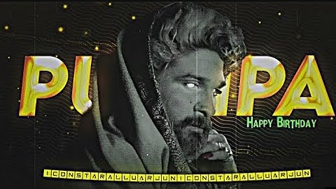 MAL HABIBI - ALLU ARJUN EDIT | HAPPY BIRTHDAY EDIT | PUSHPA THE RULE [MOSTCHILL145]@kceditz2347