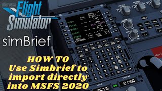 How to use SIMBRIEF to Import Flight Plans Directly into MSFS 2020 - Microsoft Flight Simulator 2020 screenshot 5