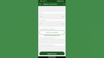 Kijani Farmers Registration