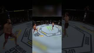 Masvidal Flying Knee KO 😳 #ufc #knockout #mma #shorts