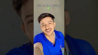 silver play button reveal 🥹||#silverplaybutton #luneshpatelfam