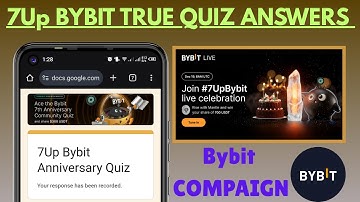 7Up Bybit Anniversary Quiz Explained | How to Participate | BYBIT Compaign | EVENT 