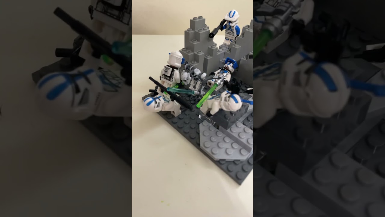 My General Grievous vs 501st clone trooper Moc.