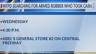WFPD looking for convenience store armed robbery suspect