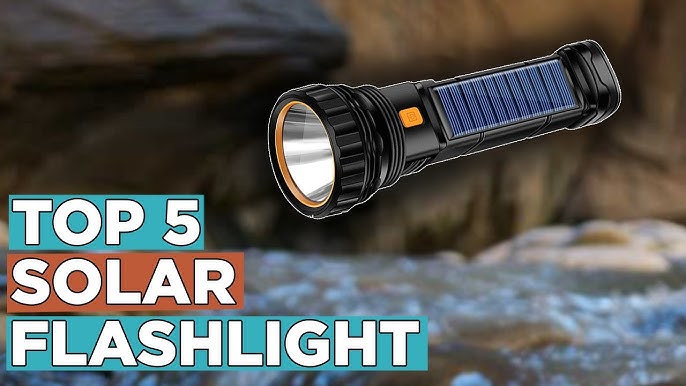 This solar-powered hand-crank emergency LED flashlight is only $7 - CNET