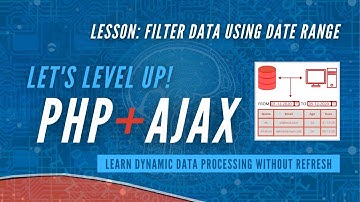 Filter Data using Date Range || Dynamic Data Processing || PHP and Ajax Tutorial
