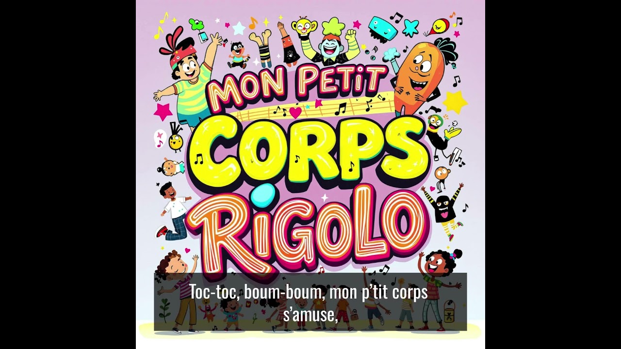 Mon Petit Corps Rigolo 🤸 Comptine funky pour enfants - Découverte du corps !