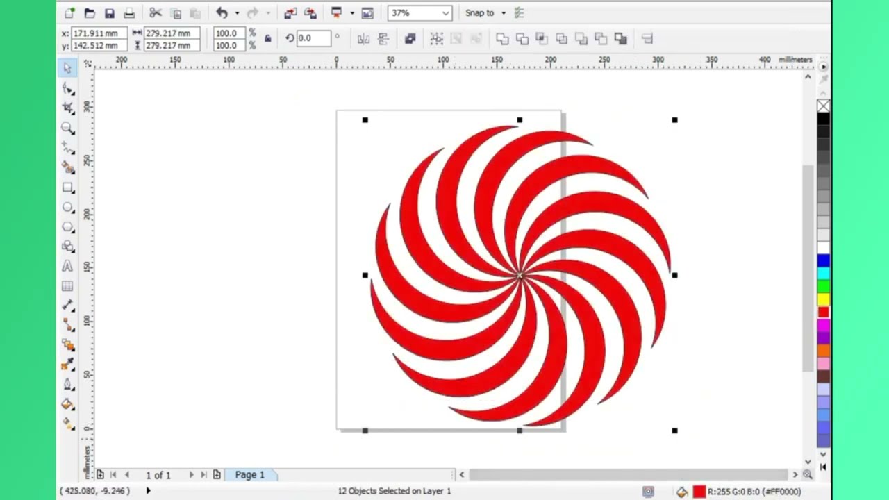 coreldraw drawing / coreldraw flyer design / coreldraw drawing tutorial tution in coreldraw 