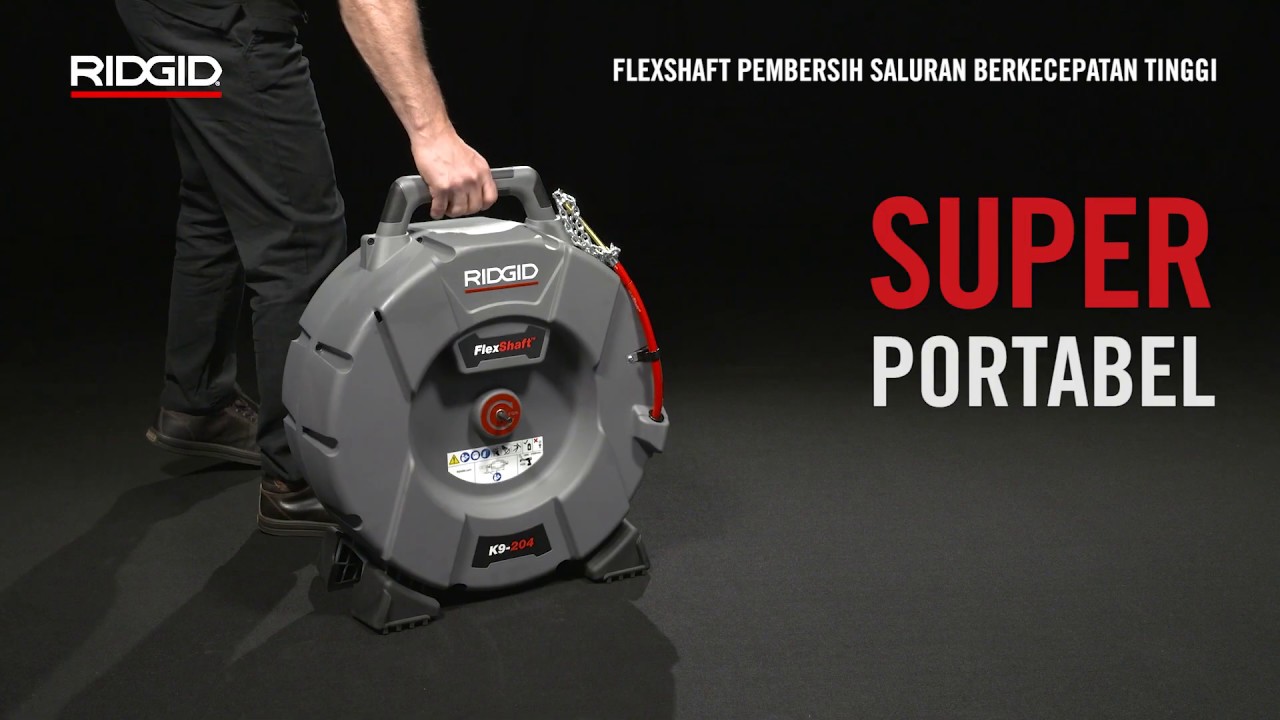 RIDGID FlexShaft® High Speed Drain Cleaners (FlexShaft® Pembersih