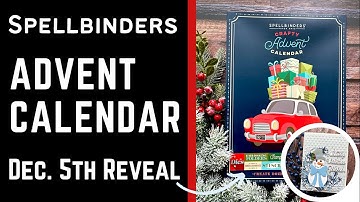December 5th | Spellbinders Advent Calendar Reveal | #teamspellbinders #neverstopmaking