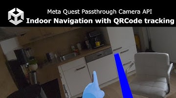 Meta Quest Passthrough Camera API - Indoor Navigation with QRCode tracking
