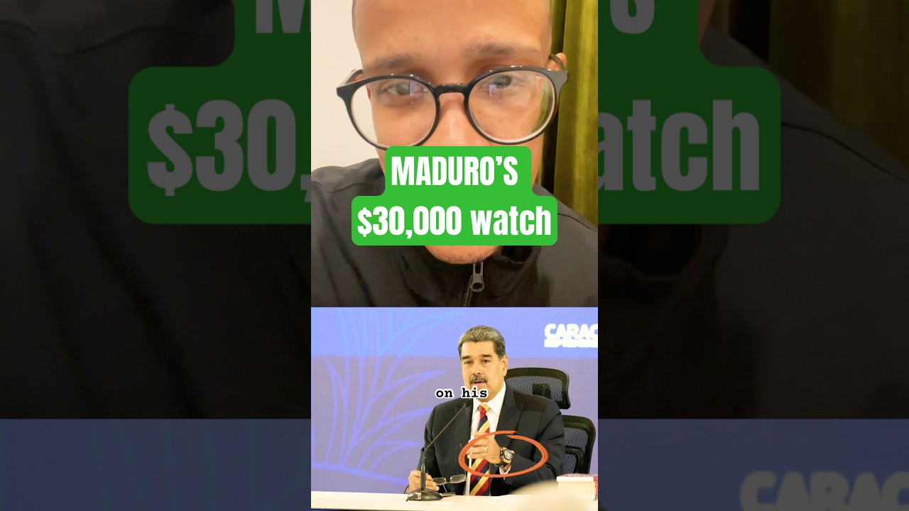 $30K is pocket change for Maduro. 