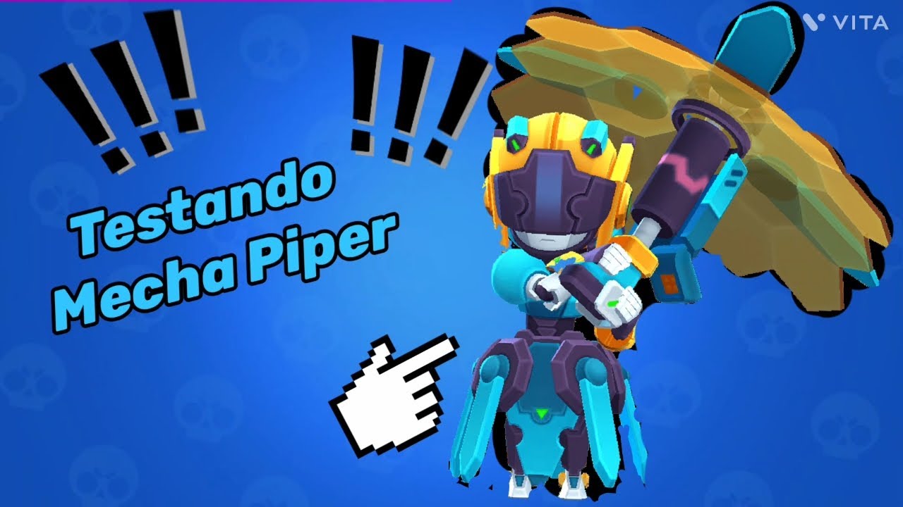 Testando a MECHA PIPER!!!! Confira #Brawl Stars - YouTube