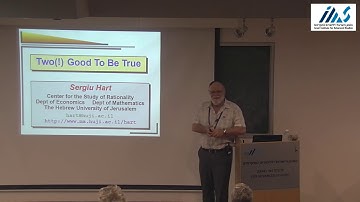 Sergiu Hart - Two(!) Good To Be True