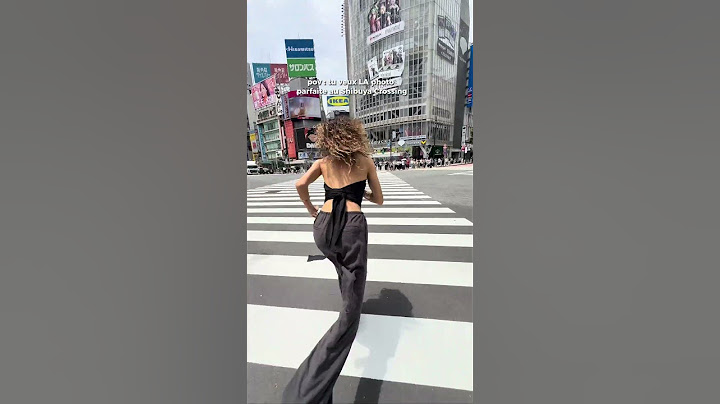 La photo parfaite au Shibuya Crossing