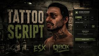 TATTOO SCRIPT | ADDON TATTOO SUPPORT | Synced with jobs and players! | FiveM Script | [ESX] [QBOX]