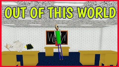 How to get OUT OF THIS WORLD Badge in BALDI