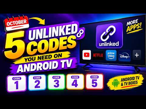 October Unlinked Codes Are Here! 5 Codes for Android TV 🔥