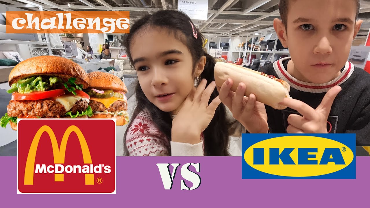 Asia vuole mangiare al MC DONALD'S, Enea all' IKEA, chi sarà più convincente? •Challenge•