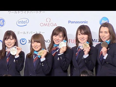 そだねージャパン 先輩たちがつないでくれたメダル 帰国会見 Youtube