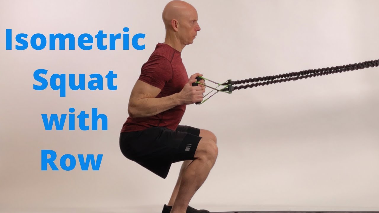 Isometric Squat with Row