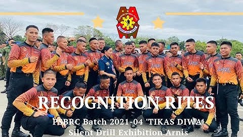 PSBRC Batch 2021-04 TIKAS-DIWA Recognition Rites | Silent Drill Exhibition- Arnis