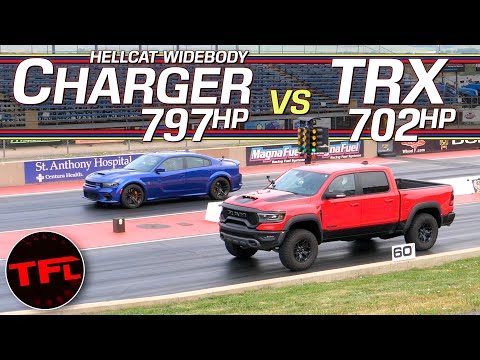 Super Truck vs Super Car: Which Of These Hellcat Monsters Rules The Drag Strip?