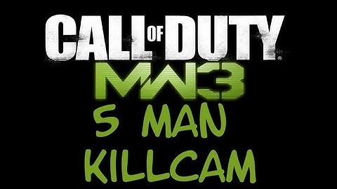 FIRST EVER MW3 5 Man Infected Killcam! (Quintuple)