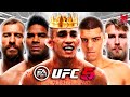 I created an uncrowned champions tournament in ufc 5 