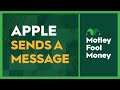 Apple Sends a Message