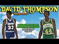 David thompson a generational career lost to addiction and a nightclub fight  fpp