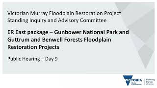 VMFRP SIAC ER East Package Public Hearing Recording (Day 9)