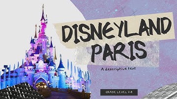 Descriptive Text - Disneyland Paris