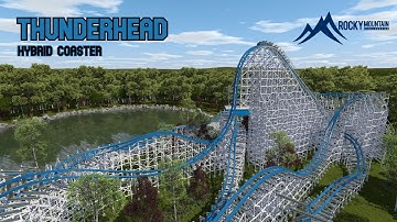 THUNDERHEAD | RMC Ibox Hybrid Roller Coaster | No Limits 2 Roller Coaster 4K