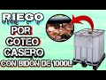 ⚠️ INCREÍBLE Como Hacer Un RIEGO Por GOTEO CASERO Con Bidón De 1000 LITROS | Huerto Huerta organica