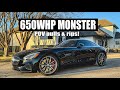 Turning my AMG Daily into a 650whp MONSTER (POV pulls/rips!)
