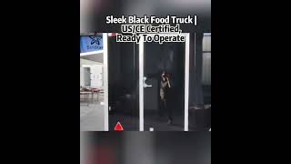 How to Start a Small Street Food Business | Siristar Black Single Axle Square Food Trailer #siristar