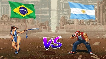 SNK vs. Capcom - SVC Chaos Plus - Artur vs David Gamarra [Random]