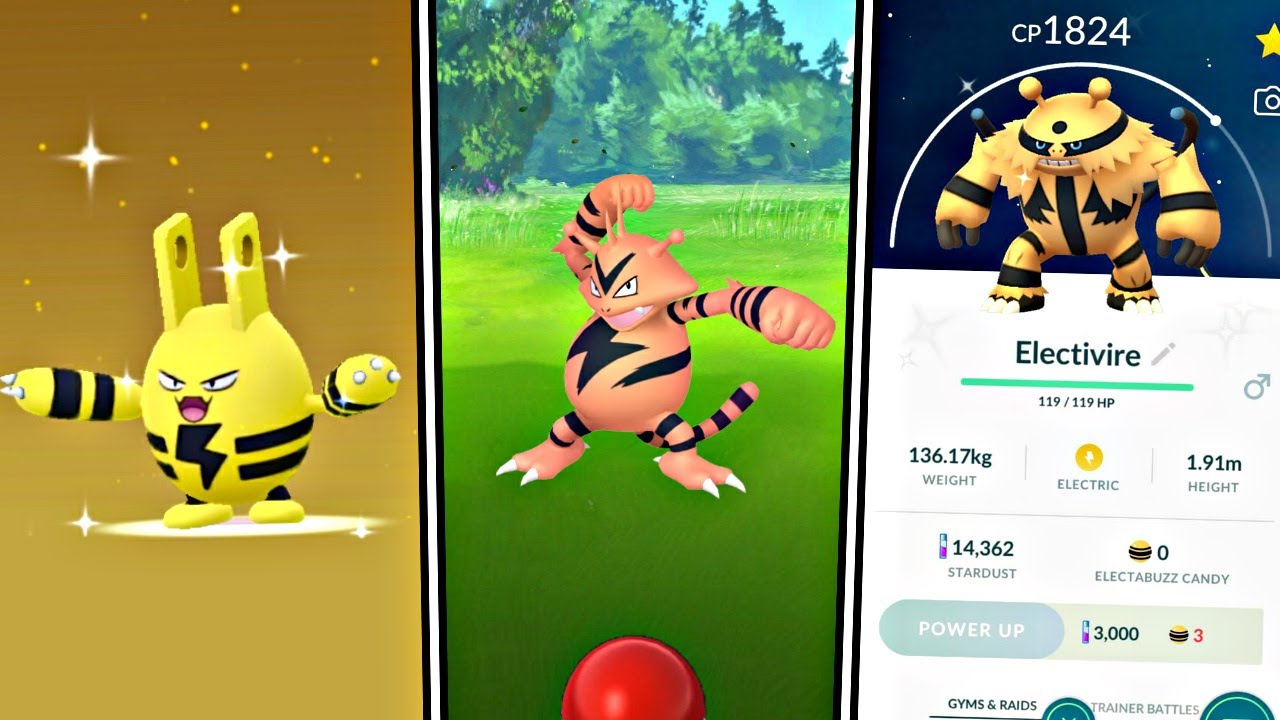 DAY! ¡CAPTURANDO A ELECTABUZZ SHINY! POKEMON GO YouTube
