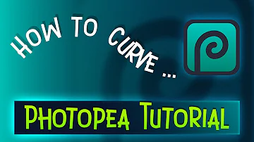 How to Curve Text in Photopea Video Tutorial 2024