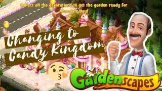 Gardenscapes : Changing my garden to CANDY KINGDOM screenshot 5