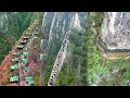 House on the Cliff | Amazing cliff natural landscape in China | The power of nature