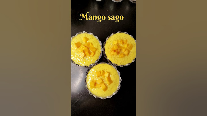 Easy and delicious Mango sago recipe #viralshort #mangosago #mango #youtubeshorts