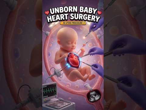 Video In-Utero Baby Heart Surgery | Fetal Cardiac Balloon Procedure Inside the Womb Life-Saving Treatment