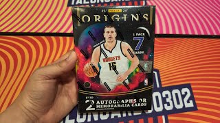 起源系列，台幣9800一盒，一盒一包7張卡，保證2張簽名 2023-24 Panini Origins NBA Basketball Trading Cards Hobby RC Autograph