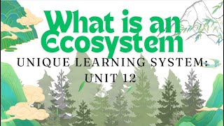 Famous What is an Ecosystem Vocabulary Unique Learning System ULS (Unit 12) Profile