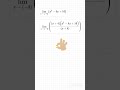 How To Solve Limit In Seconds ! #tutorial #maths #math #calculus #limit #mathematics #education